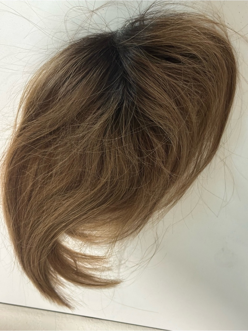 Light Brown Women's Clip-In Hairpiece - Natural Shine - Picture 3 of 4